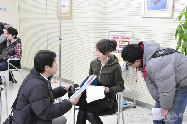 “新生年華•微型劇”宣傳片拍攝中的丁立樺